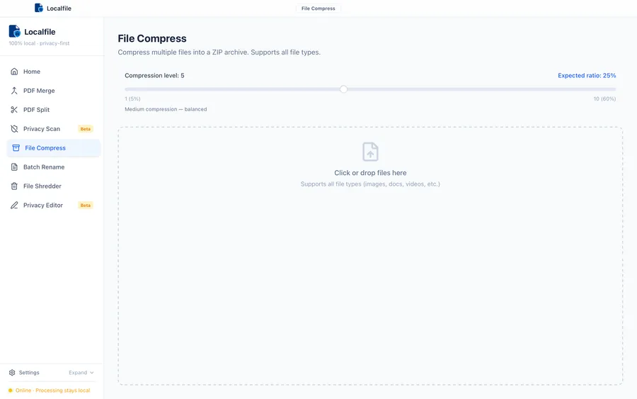File Compress screenshot